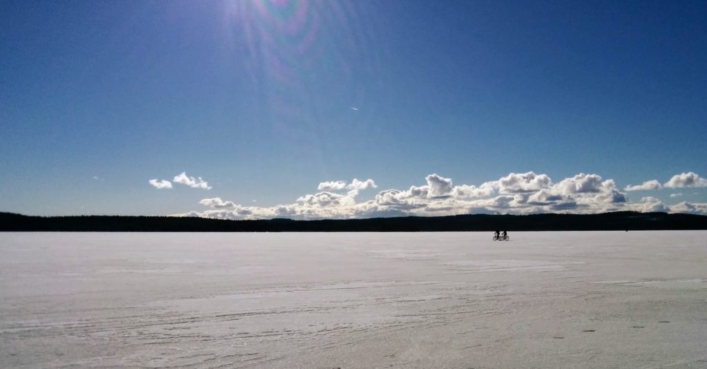 Muuratjärvi maaliskuussa 2017.